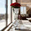 Glass Floor Vase