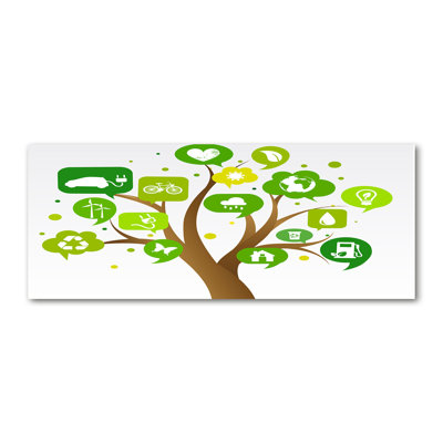 Ecological Tree - Wrapped Canvas Print