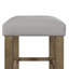 Charnell Grey Synthetic Leather & Oak Finish Counter Height Stool (Set Of 2)