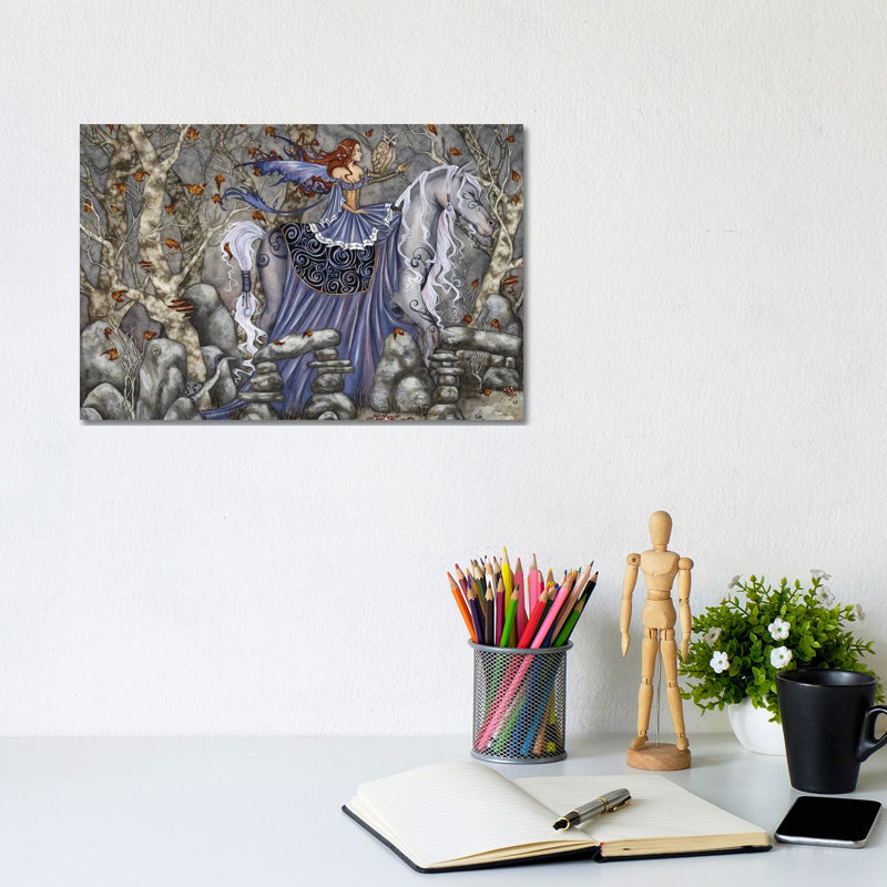 Enchanted Journey by Amy Brown - Wrapped Canvas Painting, 20.32 cm H x 30.48 cm W