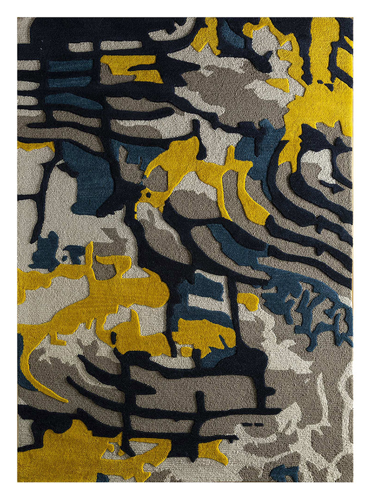 Naturals Abstract Machine Tufted Rectangular 150 X 240cm Colourful Area Rug