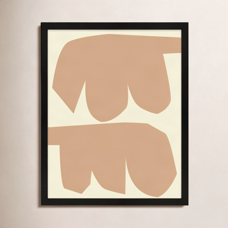 Component 1 Print by Michael Kempen, 38"H x 30"W x 1.25"D, Black Framed