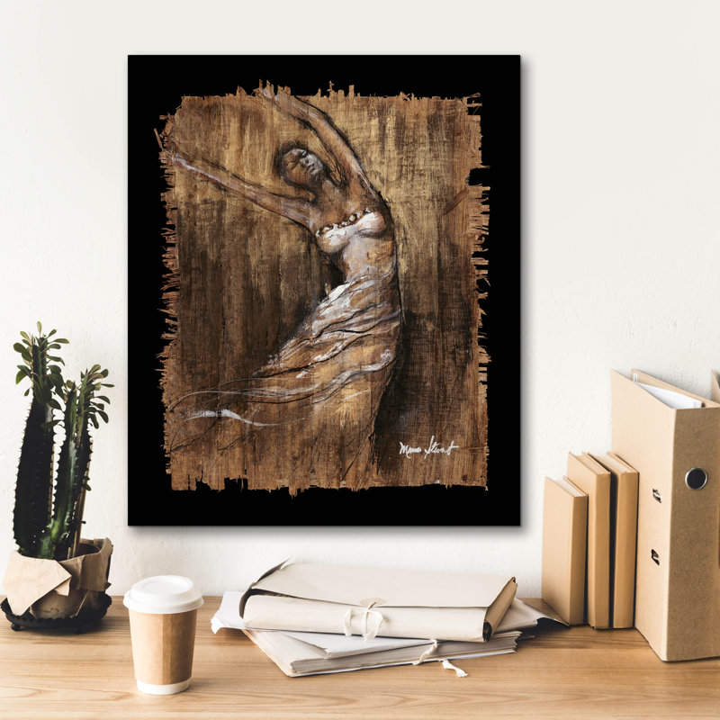 «Graceful Motion II» par Monica Stewart, H 24 po x l 20 po x P 0,75 po