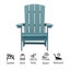 Chaise Adirondack d'extérieur en plastique-2030234424