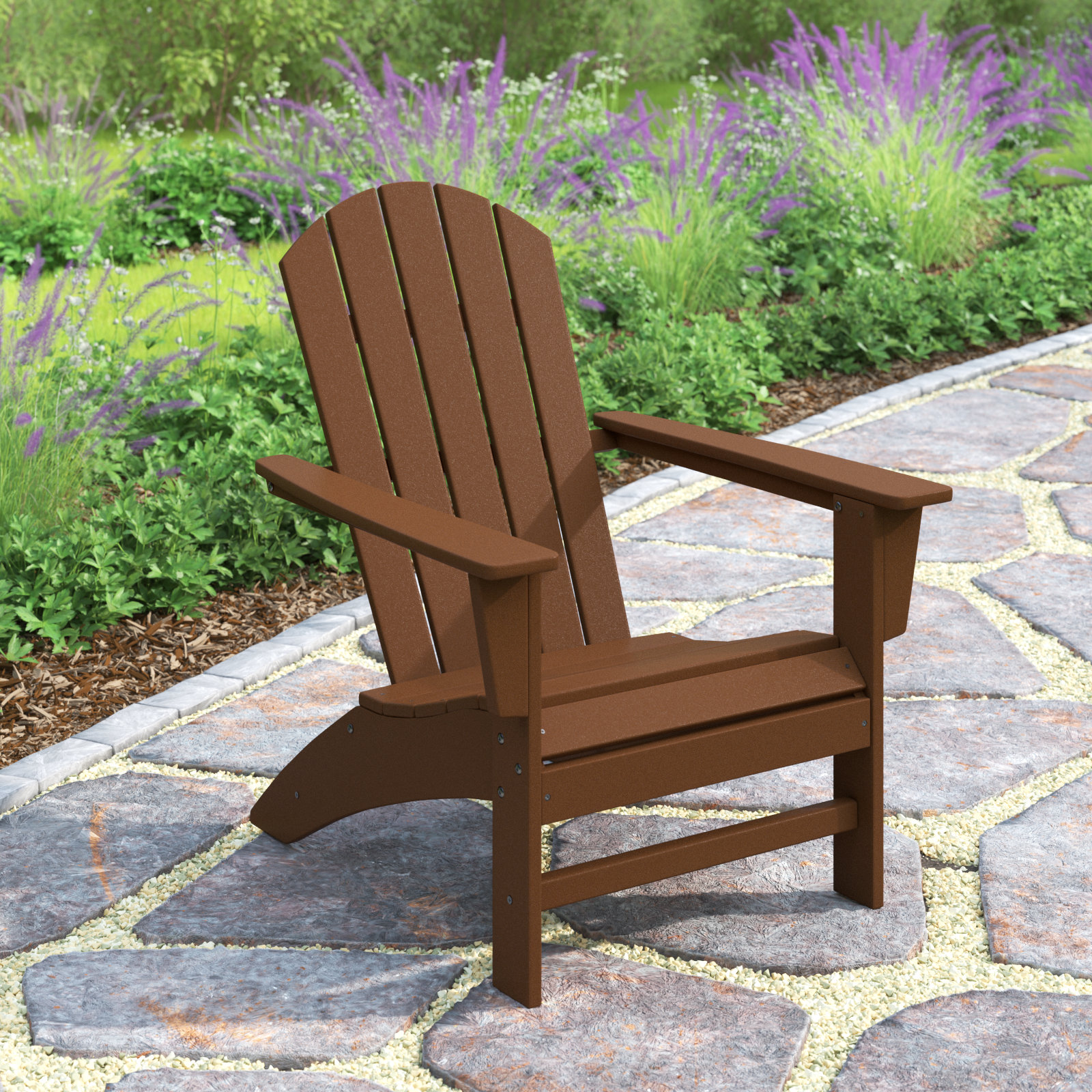 Nautical Adirondack Chair, Teak