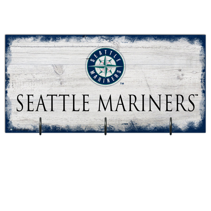 3 - Hook Wall Mounted Coat Rack, Mariners