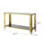 Aaradhya Wood Storage Console Table with Sturdy Metal Frame and Tempered Glass Top-1937490537-1924727481