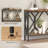 70.8" Console Table with 2 Tier and Storage