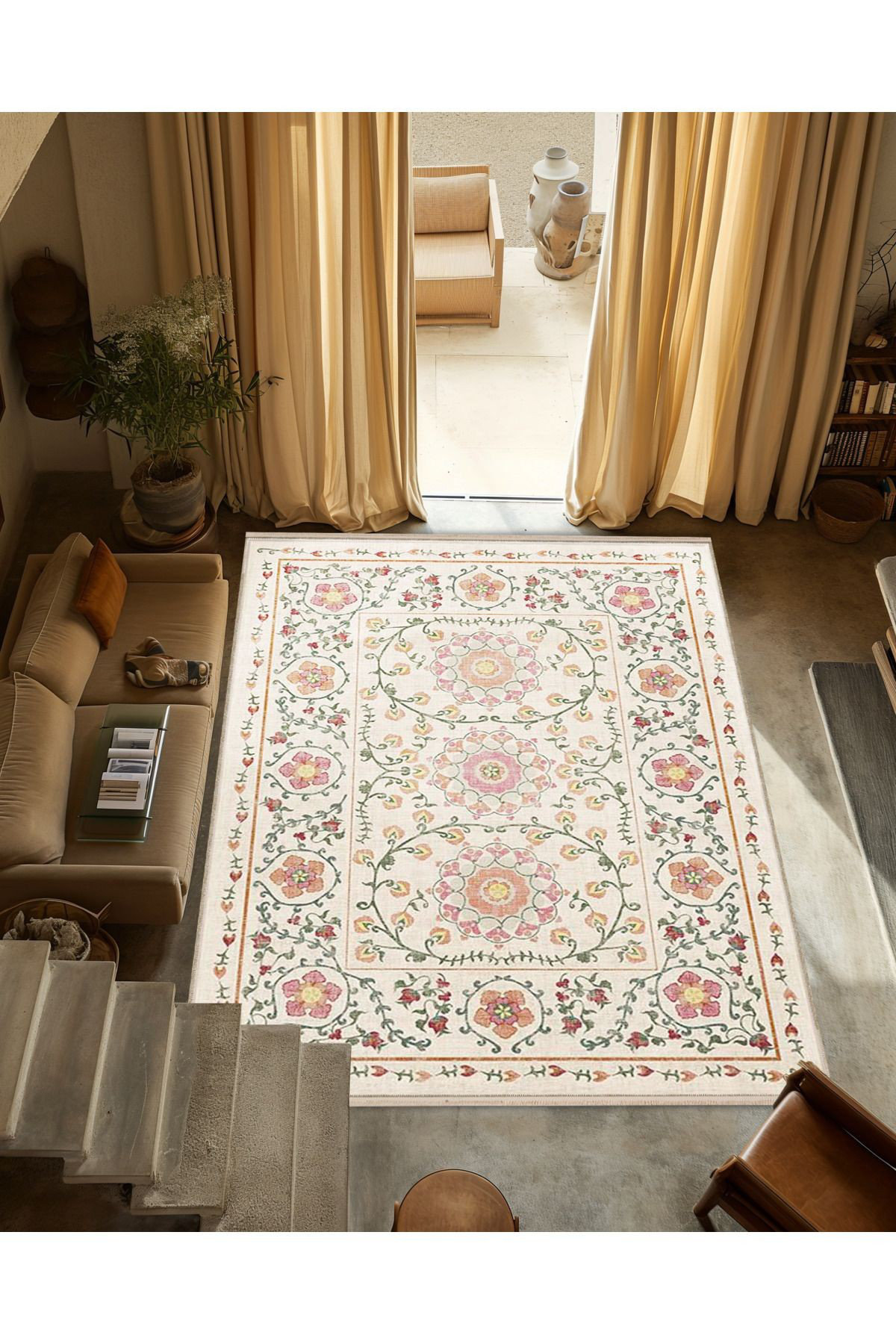 Hokku Designs Cosmos Collection Modern Shiny Acrylic Area Rug - Wayfair ...
