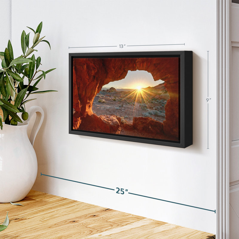 Nature «Red Rock Canyon Sunrise Wall Art», H 9 po x l 13 po