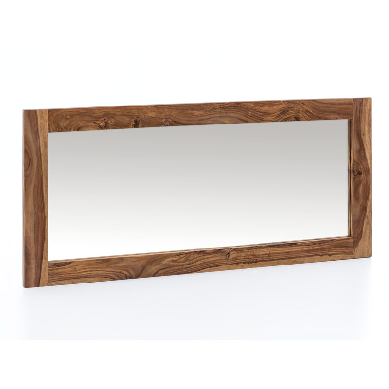 Haylee Wood Flat Wall Mirror