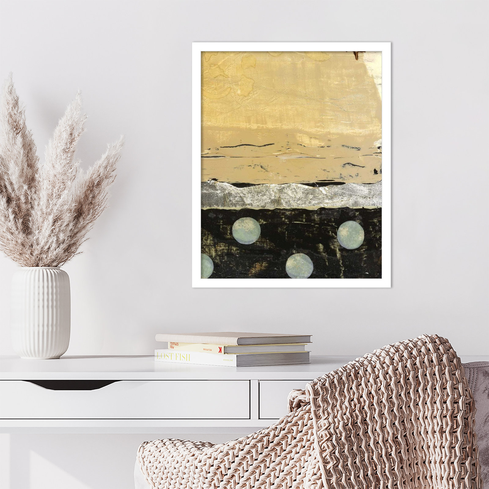 Dirty Weather II Print by Natalie Avondet, 21" H x 17" W, White