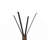 Biddeford 12 - Hook Freestanding Coat Rack in Natural Brown/Black