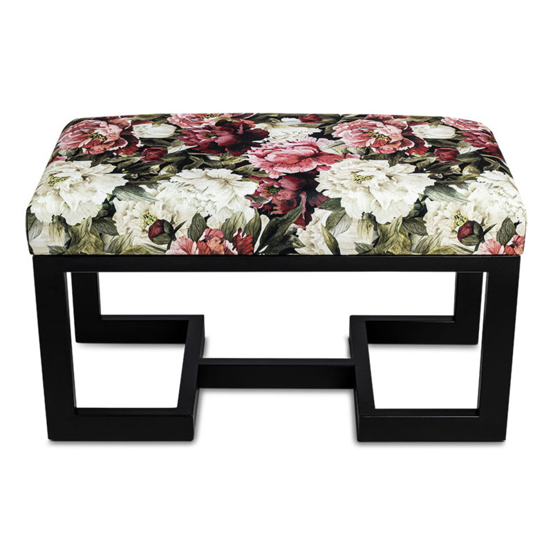 Metivier Velvet Upholstered Bench, H40 x W70 x D35cm