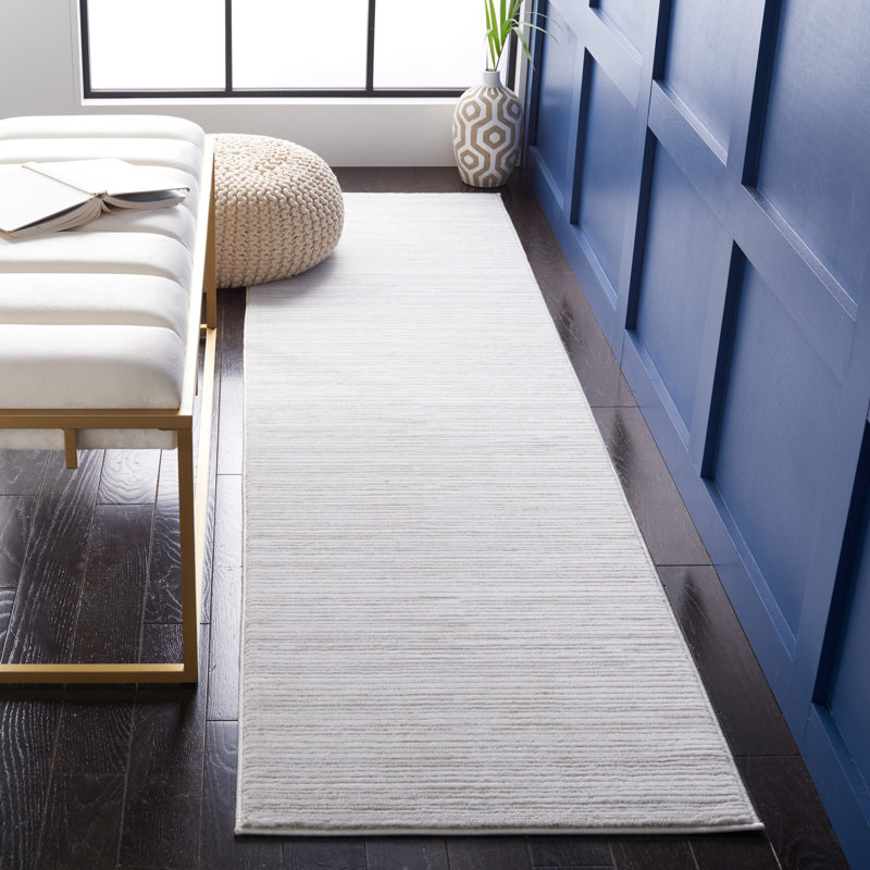 Aniketh Performance Solid Color Rug, Runner 2'2" x 18'