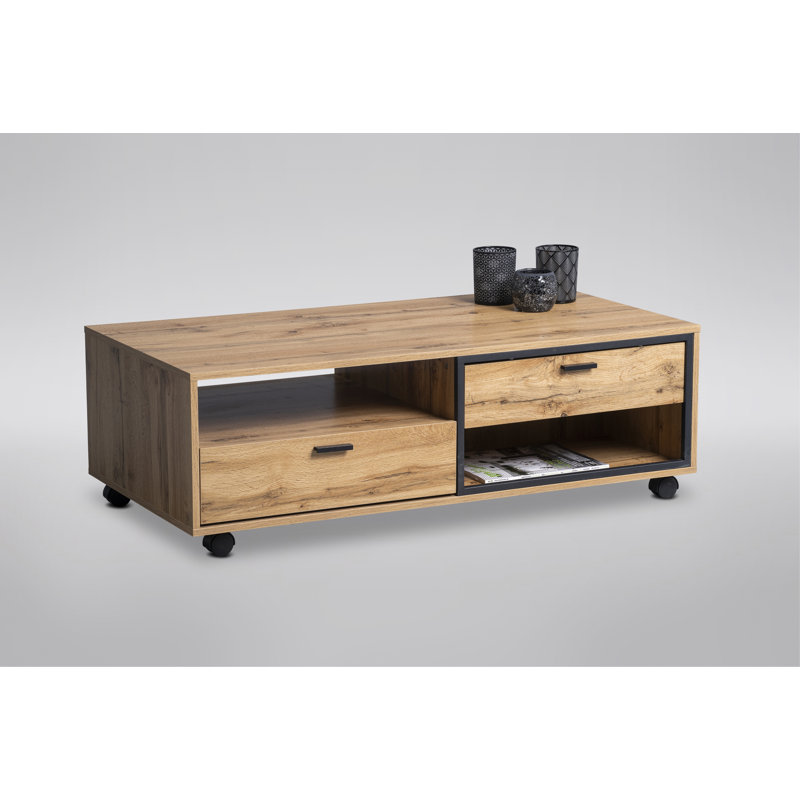Simonetti Four Leg Coffee Table with Storage