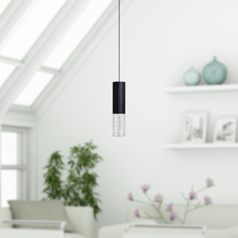 Rathi 1 - Light LED Single Pendant, Black