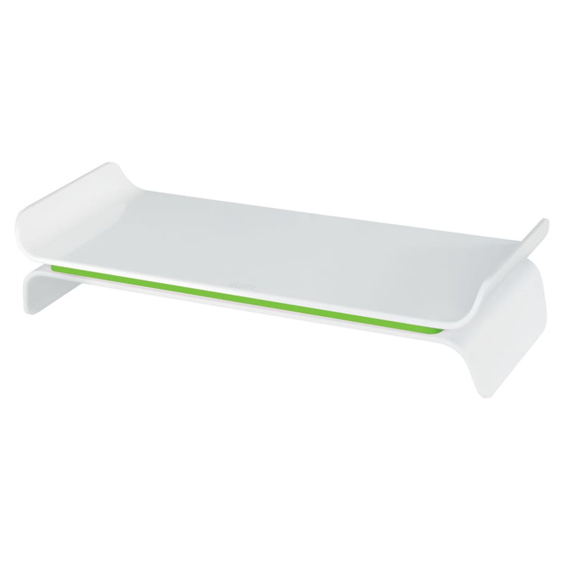 Leitz Adjustable Monitor Stand Ergo Wow, Green/White