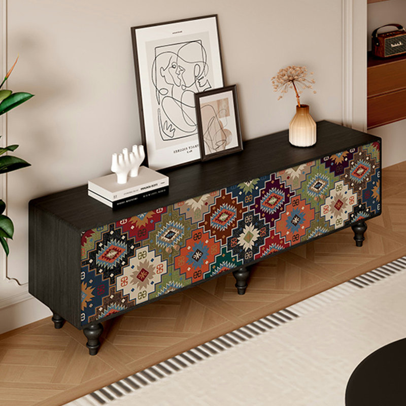Solid Pine Wood TV Stand
