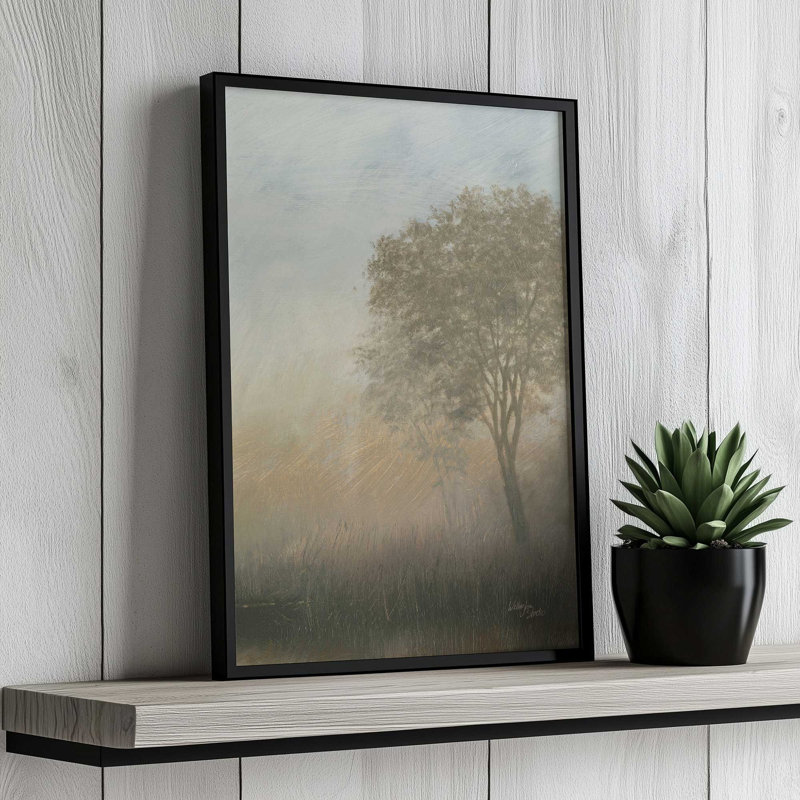«Moon at Dusk Diptych II» par Wellington Studio, reproduction d'art, L 24 po x H 36 po, Blanc, Impression encadrée