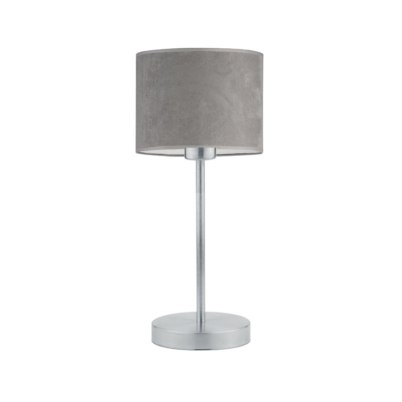 Letina Metal Desk Lamp, Grey, Silver