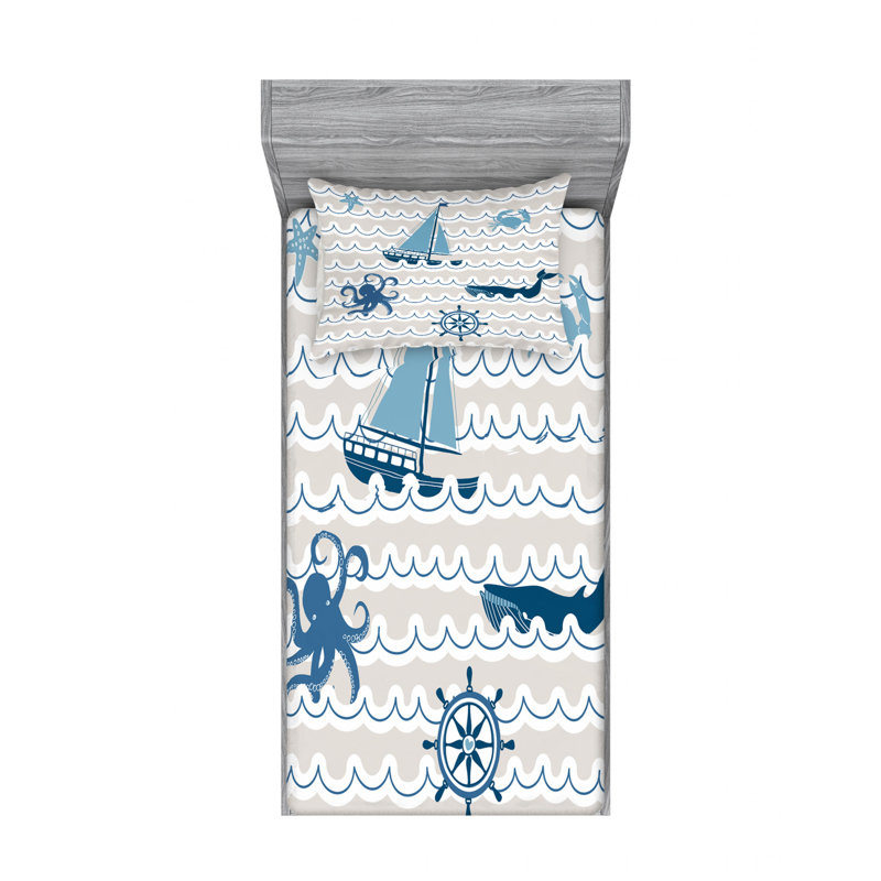Microfiber Sheet Set, Twin XL Sheet Set with Fitted Sheet