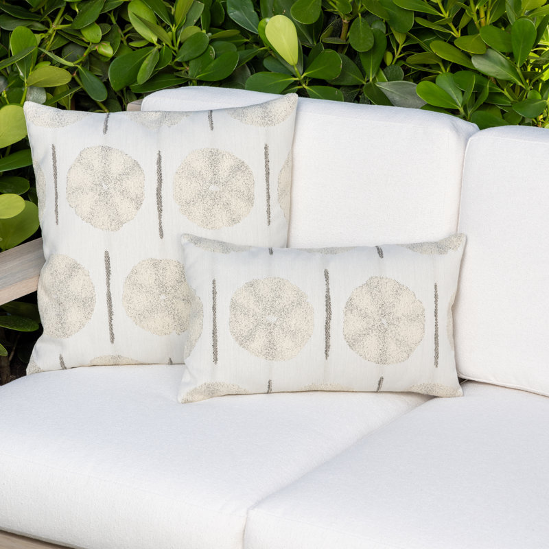 Solstice Performance Pillow Cover & Insert, Square 20", Sand, Square