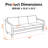  Jannae 80" Vegan Faux Leather Upholstered Square Arm Sofa-202343153