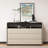 3-drawer Dressing Table With Open Storage Space, Suitable For Bedrooms, Living Rooms, And Hallways, Drawer Dressing Table Nightstand, Two-tone Finish