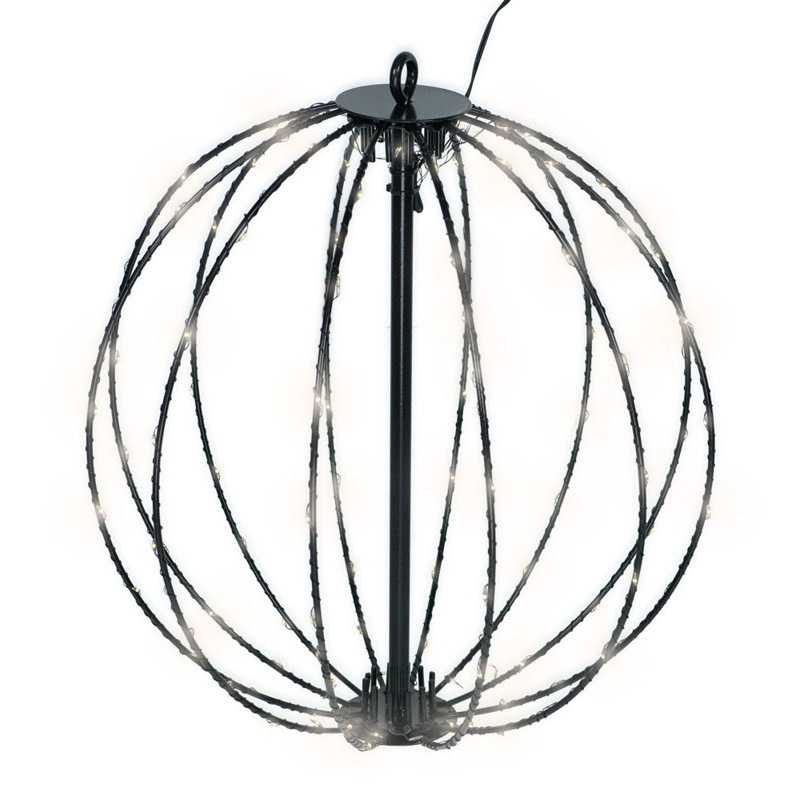 Caelix Black Solar Powered Integrated LED Metal Pathway Light
