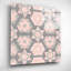 «Pink and Gray Motif 4» par Stellar Design Studio, art mural en verre acrylique-101619227