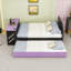 Lit de jour double en bois avec couchette, ports USB et bureau