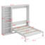 Lit escamotable mural avec tablettes Murphy-772397047