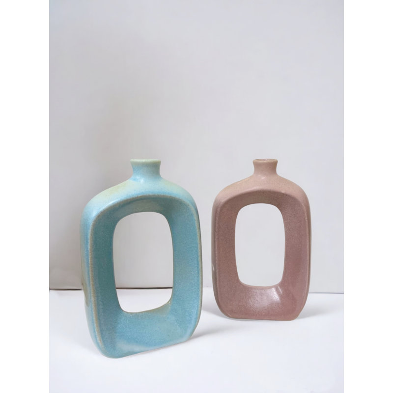 Auxter Ceramic Table Vase, 24 cm H x 14 cm W  x 11.50 cm D