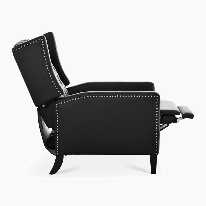 Le fauteuil inclinable manuel de 27,16 po de large abricot a une grande solidité des couleurs, n'est pas facile à décolorer, à rétrécir et est résistant à l'usure et à la saleté