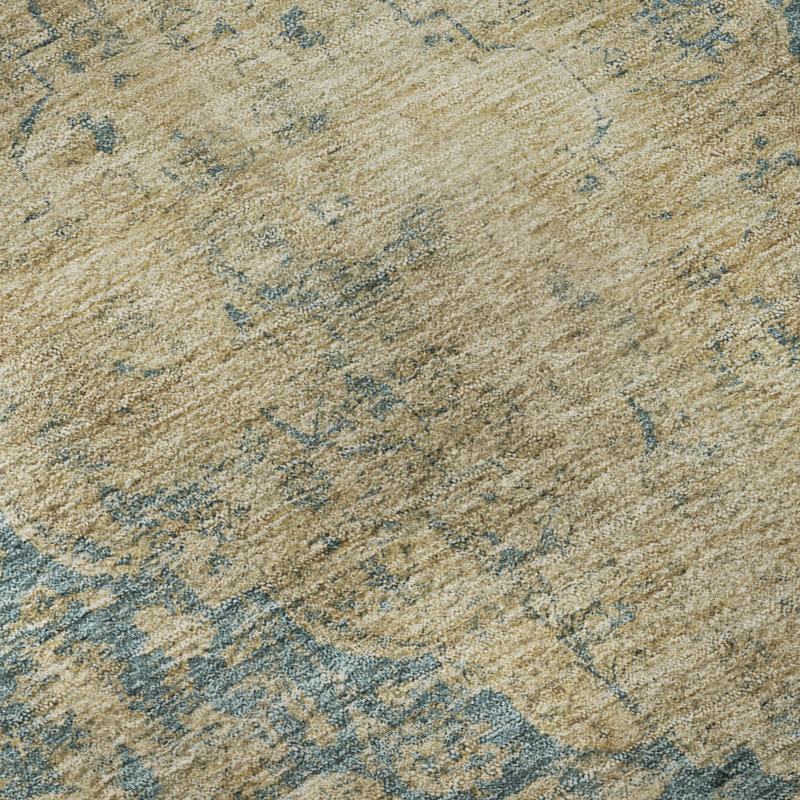 Premium Machine Washable Honig AMF1657 Global Rug, Rectangle 5' x 7'6"