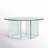 Arnault Tempered Glass Top Coffee Table