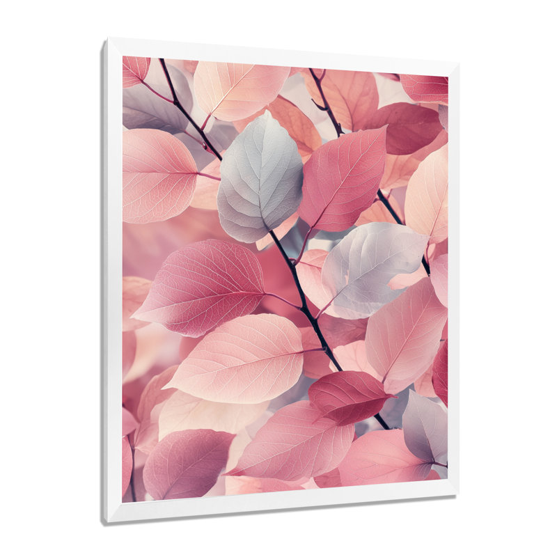 Rylee - reproduction d'art sur toile florale, H 44 po x l 34 po, Reproduction encadrée d'une seule photo, Blanc