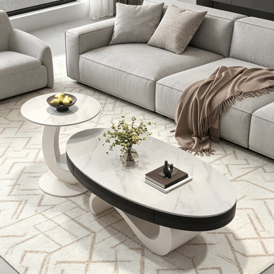 Table basse simple avec rangement petit appartement
