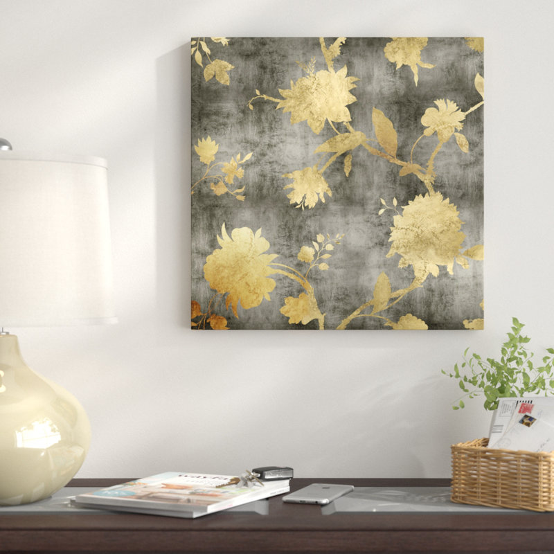«Silhouette I», impression sur toile, H 26 po x l 26 po x P 1,5 po, Pas de tapis, Toile tendue