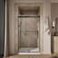 Levity Plus Less Sliding Shower Door, 81-5/8 In. H X 44-5/8 - 47-5/8 In. W, With 3/8 In.-Thick Crystal Clear Glass-1811766429