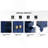 36" Blue Bathroom Vanity With Ceramic Sink - Soft-Close Drawers, Solid Wood Frame, Multi-Organizer Storage , 92X47x86cm-499015510