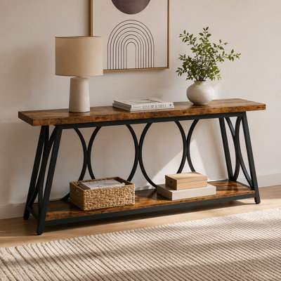 Hall Table,Vintage Console Table,Sturdy Sofa Table
