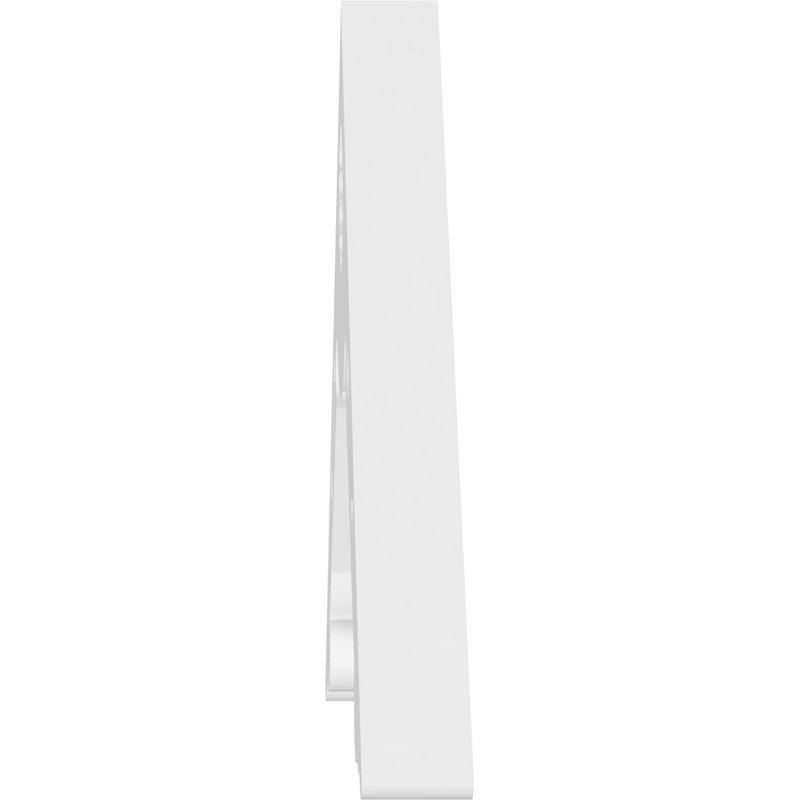 Pignon en PVC de qualité architecturale Cena, H 7,5 po x l 36 po x P 1 po, 5 / 12