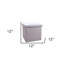Repose-pieds avec rangement 12 "Grey Boucle Cube