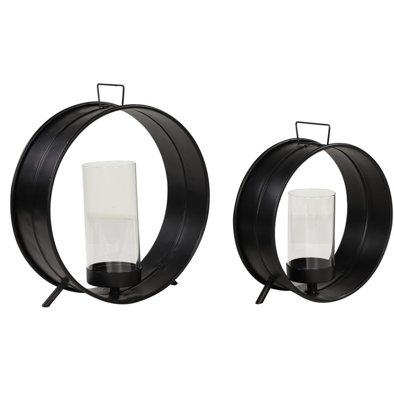 16.0'' H Metal Wall Hurricane