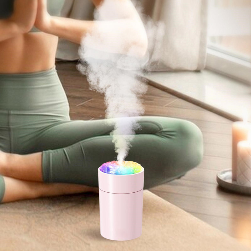 Humidificateur coloré à humidité ambiante USB Brume Humidificateur Bureau / Chambre / Voiture / Maison Aromathérapie Diffuseur