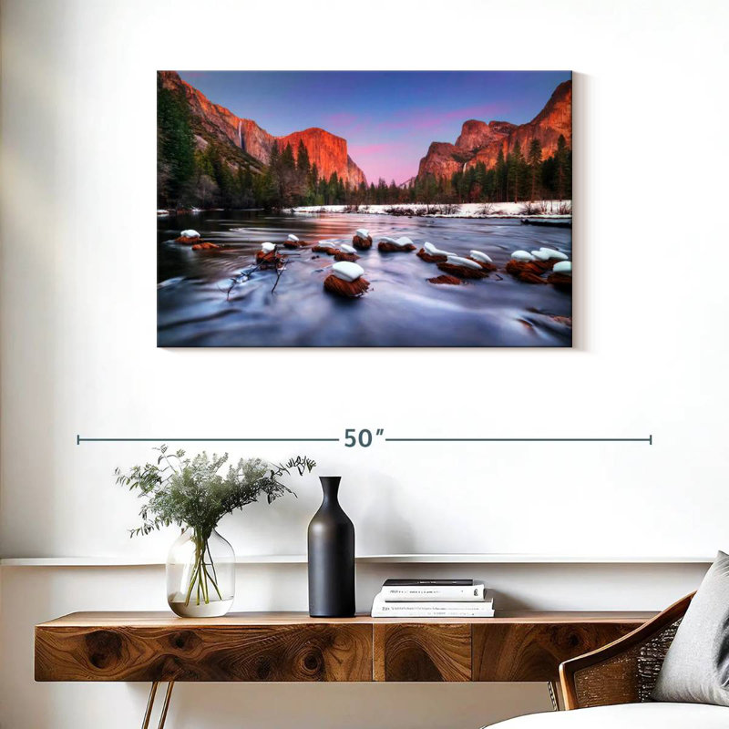 Alvord Snowy Merced River, 24'' H x 36'' W