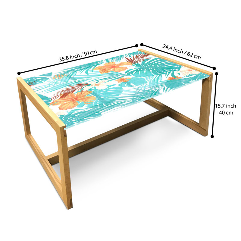 Jailene Sled Coffee Table, 90cm H x 62cm W x 40cm D