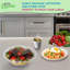  Bols à salade jetables transparents 24 oz avec couvercles - pour le déjeuner, la préparation des repas, les fruits et les salades (100)